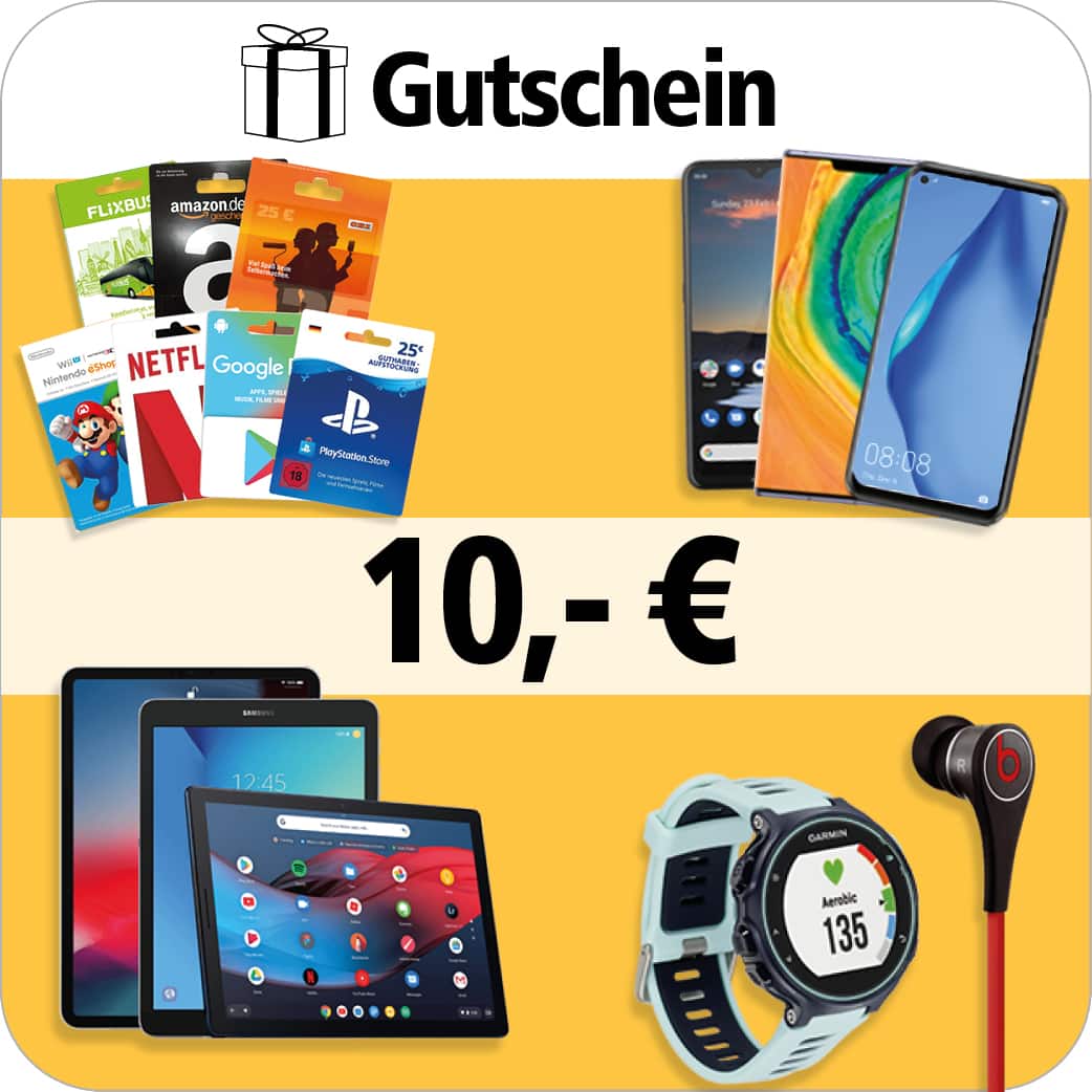 Gutscheinkarte im Wert von 10€